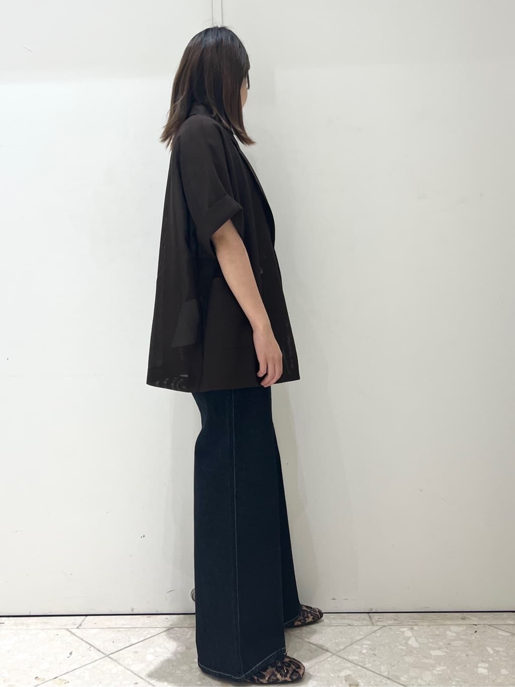 yuiさんの「OPAQUE.CLIP｜リブタンクトップ【洗濯機洗い可】」を使ったコーディネート