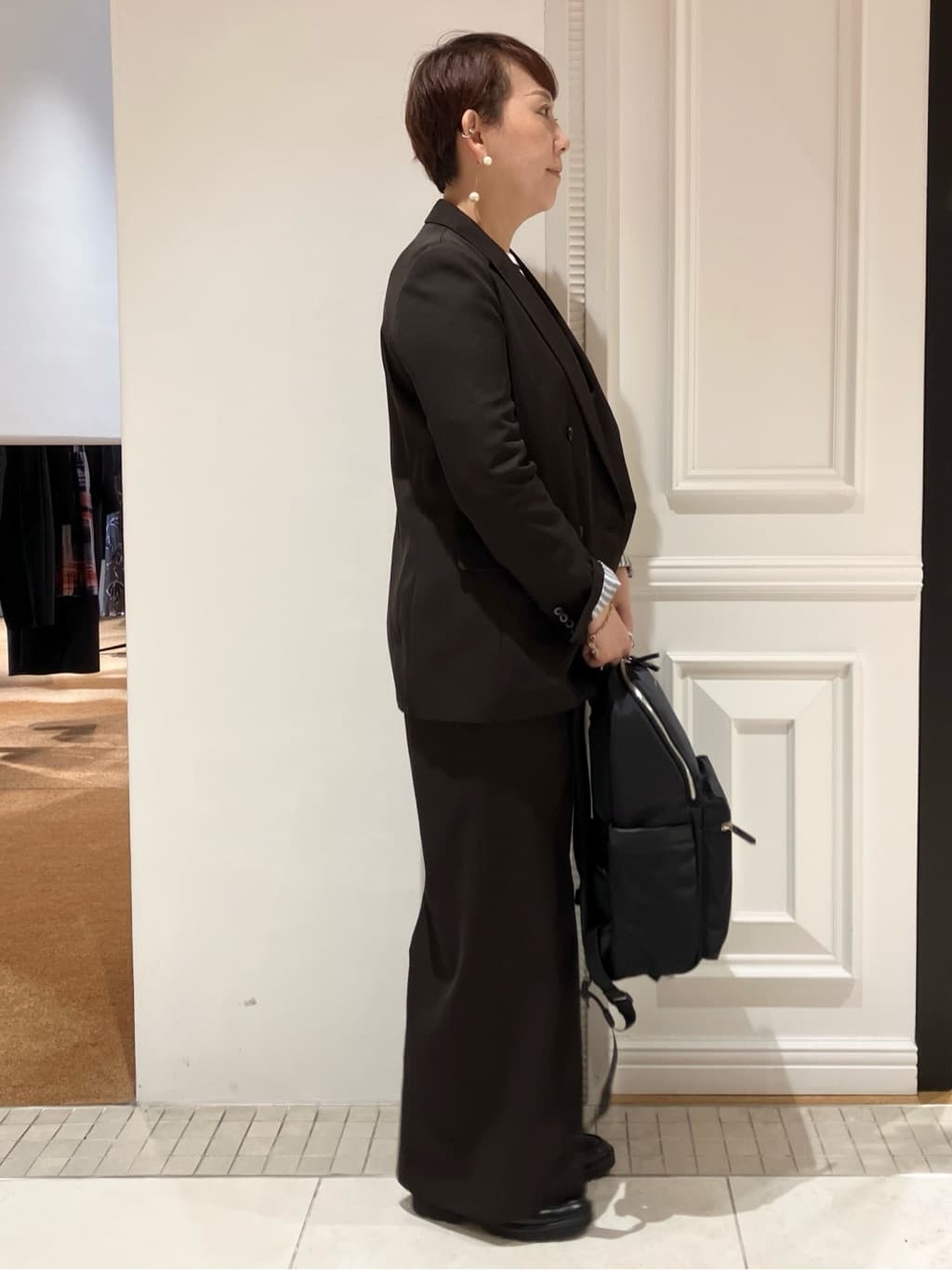 TAJIさんの「DRESSTERIOR｜【再入荷/荷重軽減】サスペンションマルチポケットリュック」を使ったコーディネート