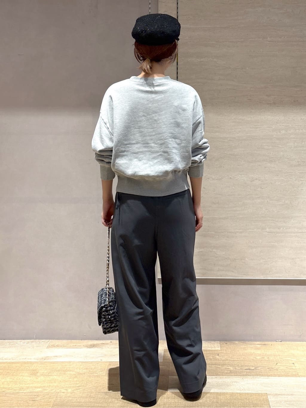 たけねぇさんの「OPAQUE.CLIP｜ベルト付きタックワイドパンツ【洗濯機OK】」を使ったコーディネート