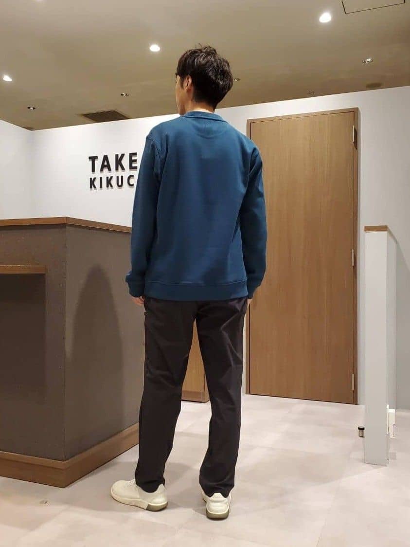ishidaさんの「TAKEO KIKUCHI｜【尾州織】クルーネック カットソー」を使ったコーディネート
