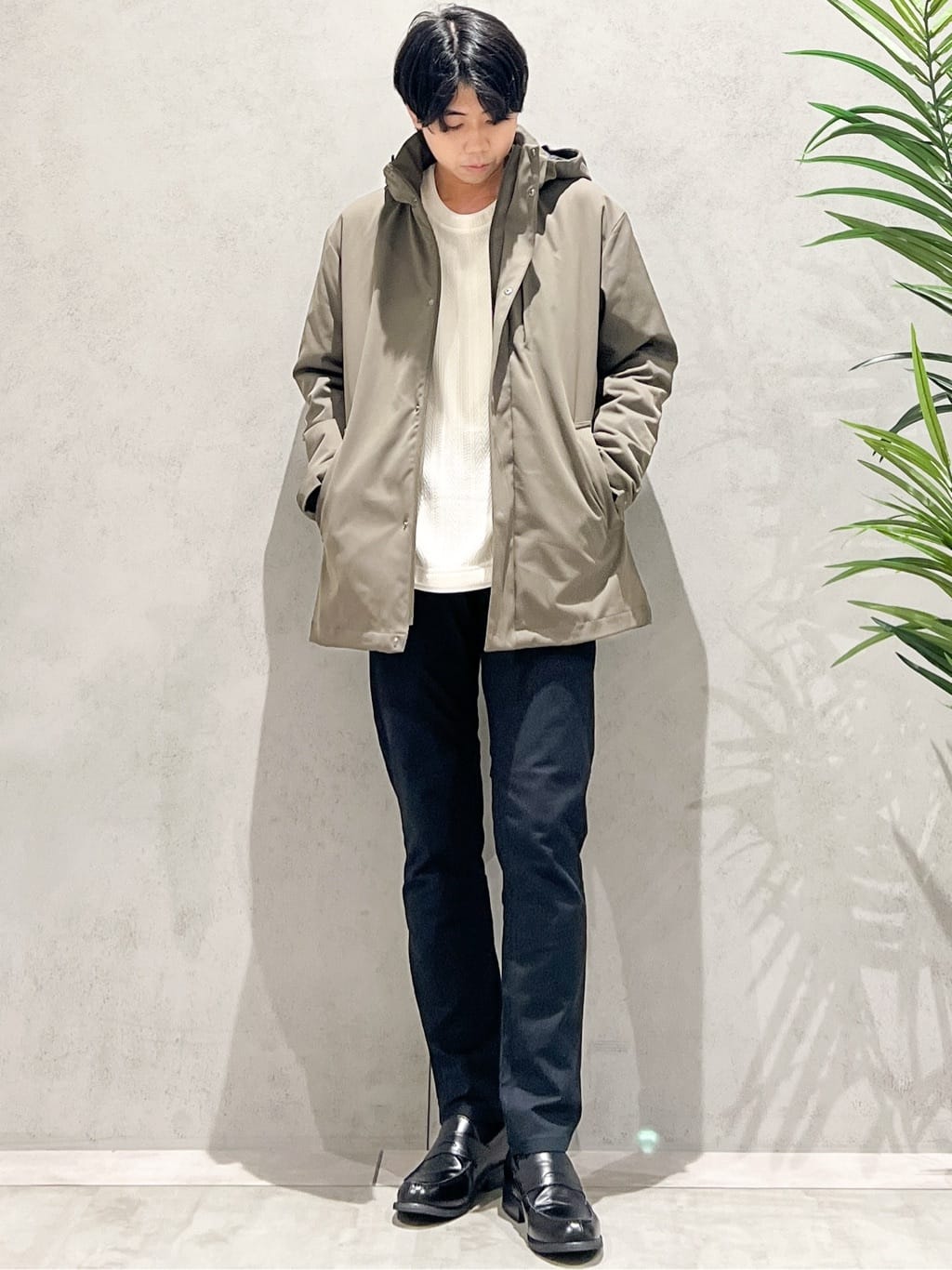 SHI-MAさんの「THE SHOP TK｜【3WAY】中綿ライナー付き カルゼコート　洗濯機OK/ON・OFF対応」を使ったコーディネート