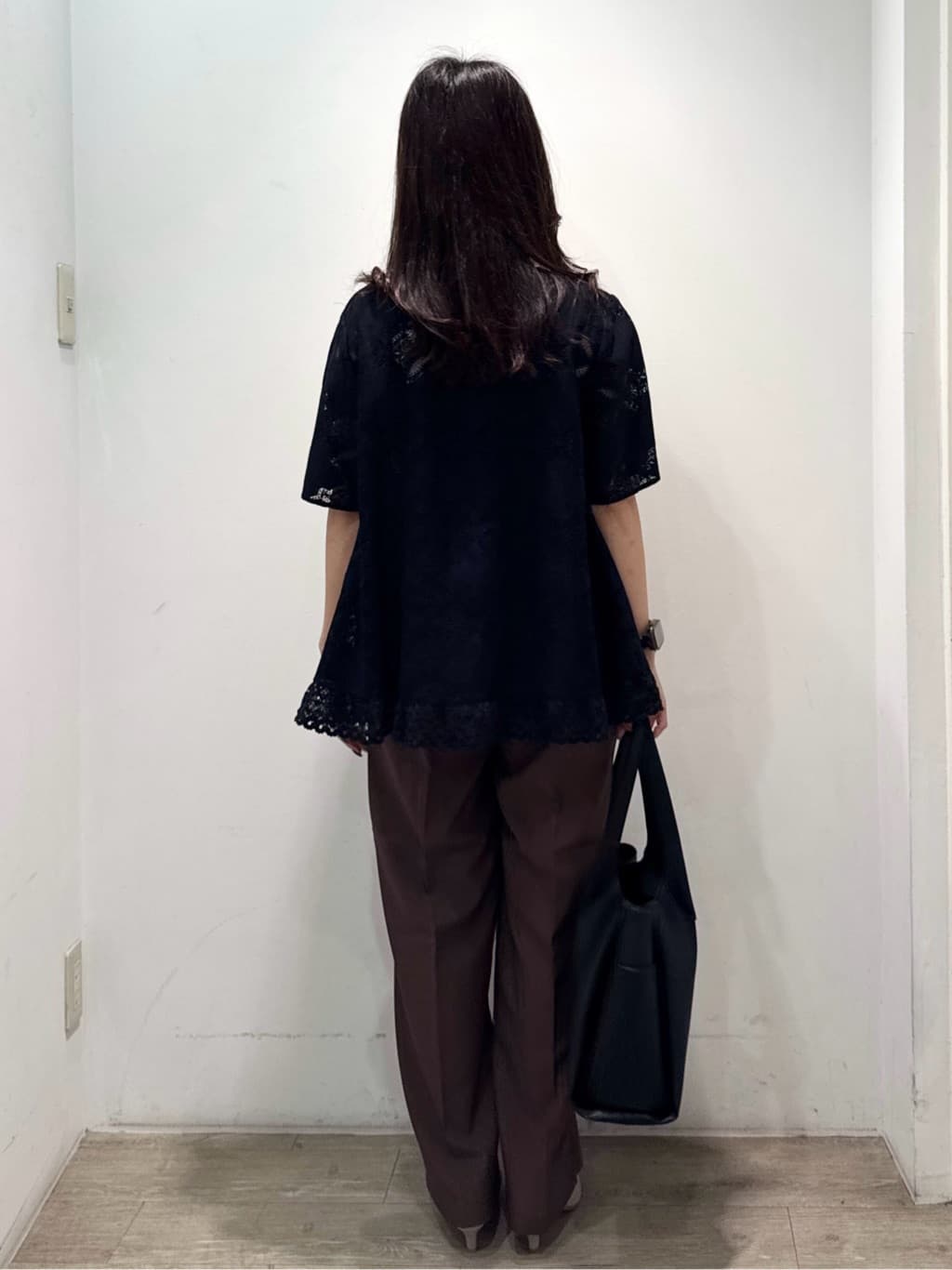 yuicciさんの「OPAQUE.CLIP｜レースフレアブラウス【洗濯機洗い可】」を使ったコーディネート