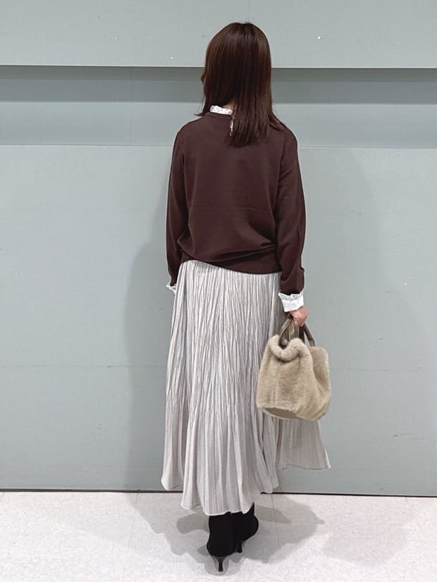 makiさんの「UNTITLED｜【着回しが効く／オンオフアウター】ウールショートコート」を使ったコーディネート