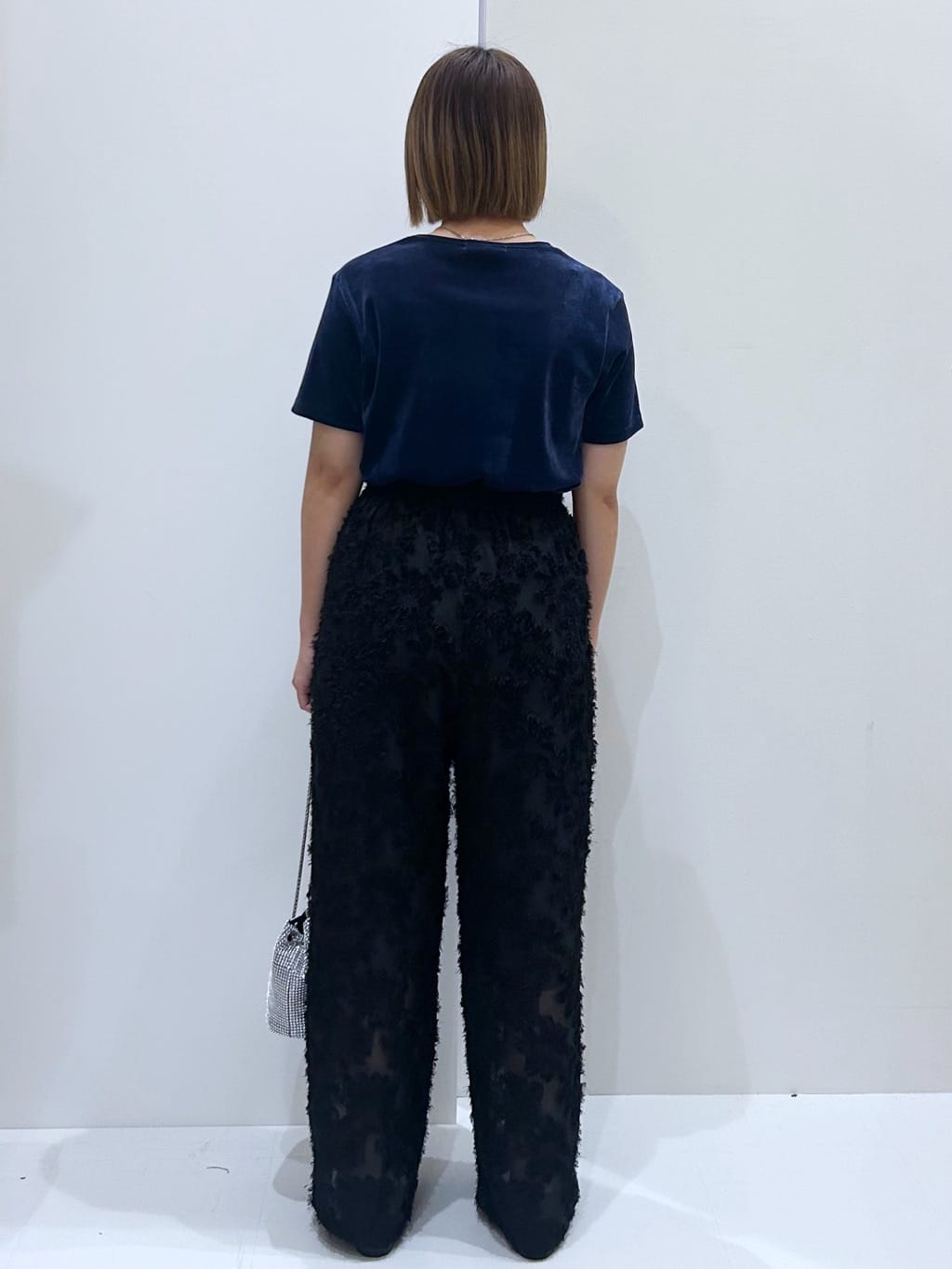 suzukaさんの「OPAQUE.CLIP｜フロッキーチュールTシャツ【洗濯機洗い可】」を使ったコーディネート