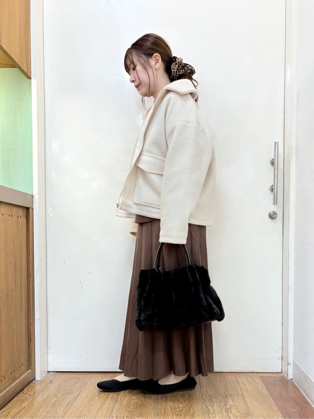 だいわさんの「SHOO･LA･RUE｜【高レビュー/2WAY】きれい見えで上品な ストライプファートートバッグ」を使ったコーディネート