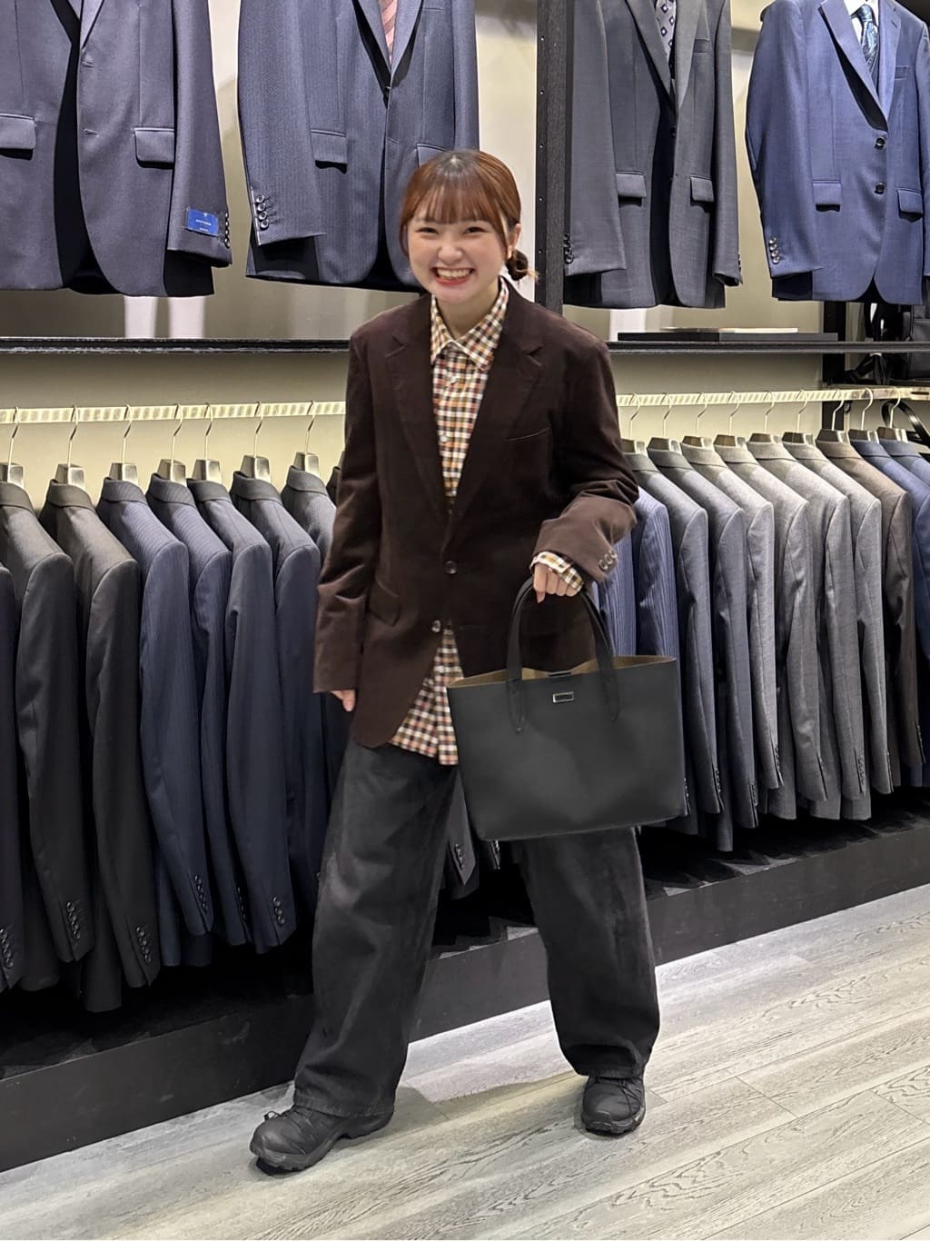 ウララさんの「TAKEO KIKUCHI｜マルチギンガムチェック シャツ」を使ったコーディネート
