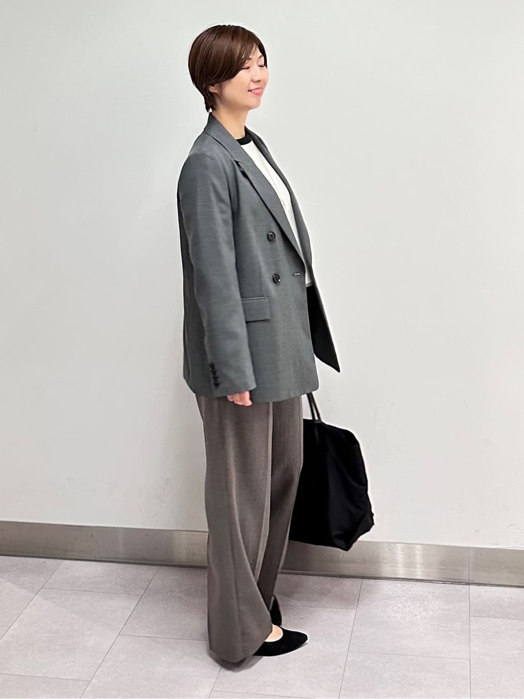 みなこさんの「UNTITLED｜【アンサンブル可/洗える】ウールミラノリブニット」を使ったコーディネート