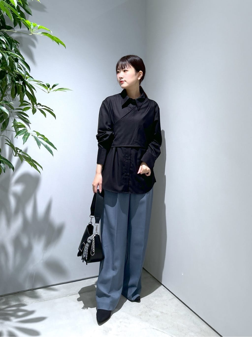 Renoさんの「INDIVI｜【セットアップ対応】ウーステッドライクスラックス」を使ったコーディネート
