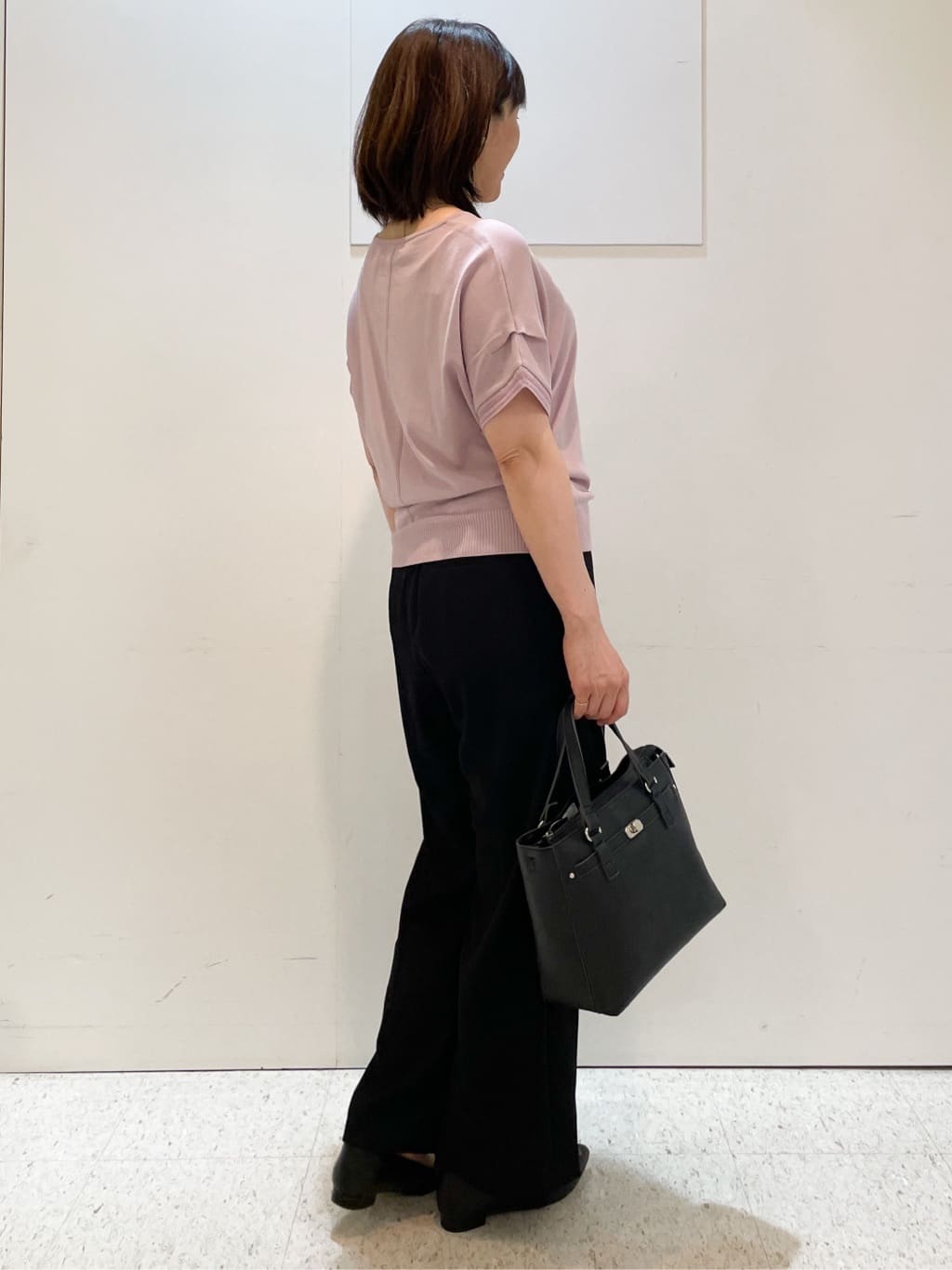 めいさんの「Reflect｜【選べる7色◎／手洗い可／二の腕カバー】半袖ニット」を使ったコーディネート