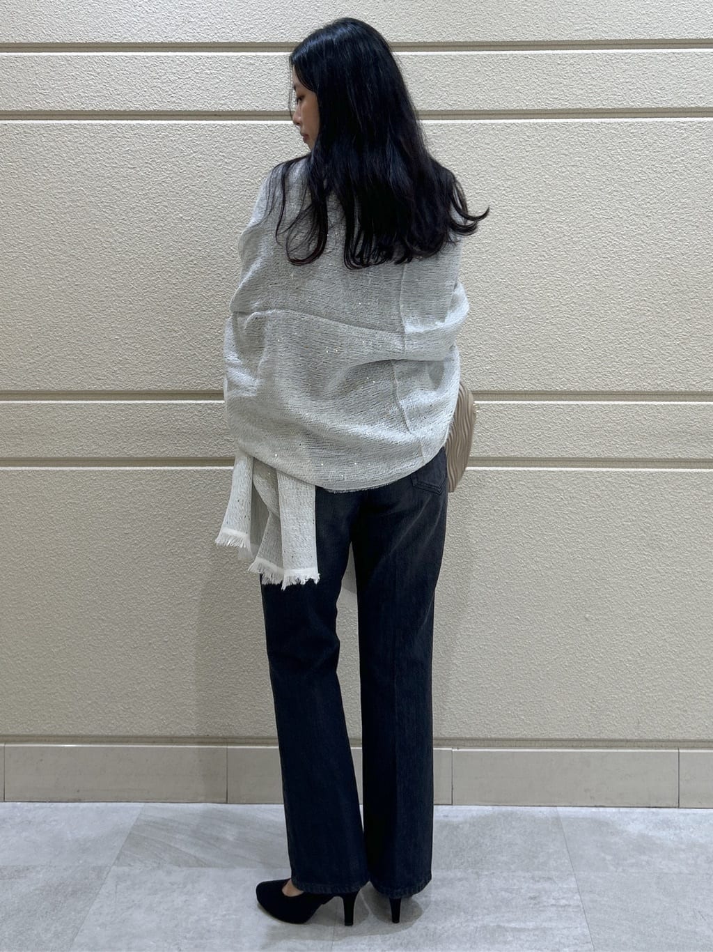 Momokaさんの「COUP DE CHANCE｜【手洗い可】ハートネックのニットトップス」を使ったコーディネート