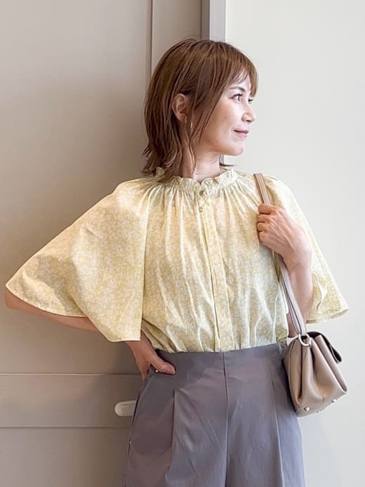 yamakoさんの「grove｜サマーハイパーストレッチワイドパンツ」を使ったコーディネート