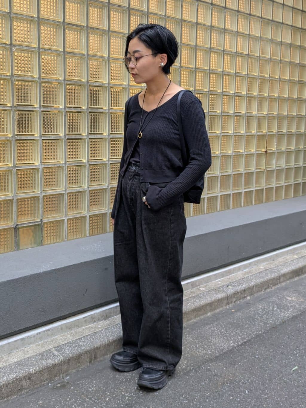 MTさんの「HIROKO HAYASHI｜LUINI SATINE（ルイーニ サティーネ）2wayナップサック」を使ったコーディネート