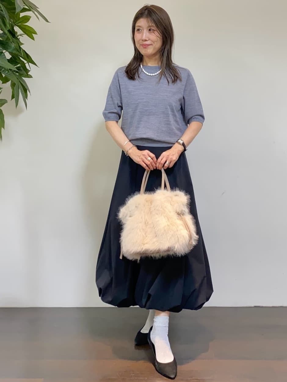 tomoさんの「UNTITLED｜【セレモニー】淡水パールショートネック」を使ったコーディネート