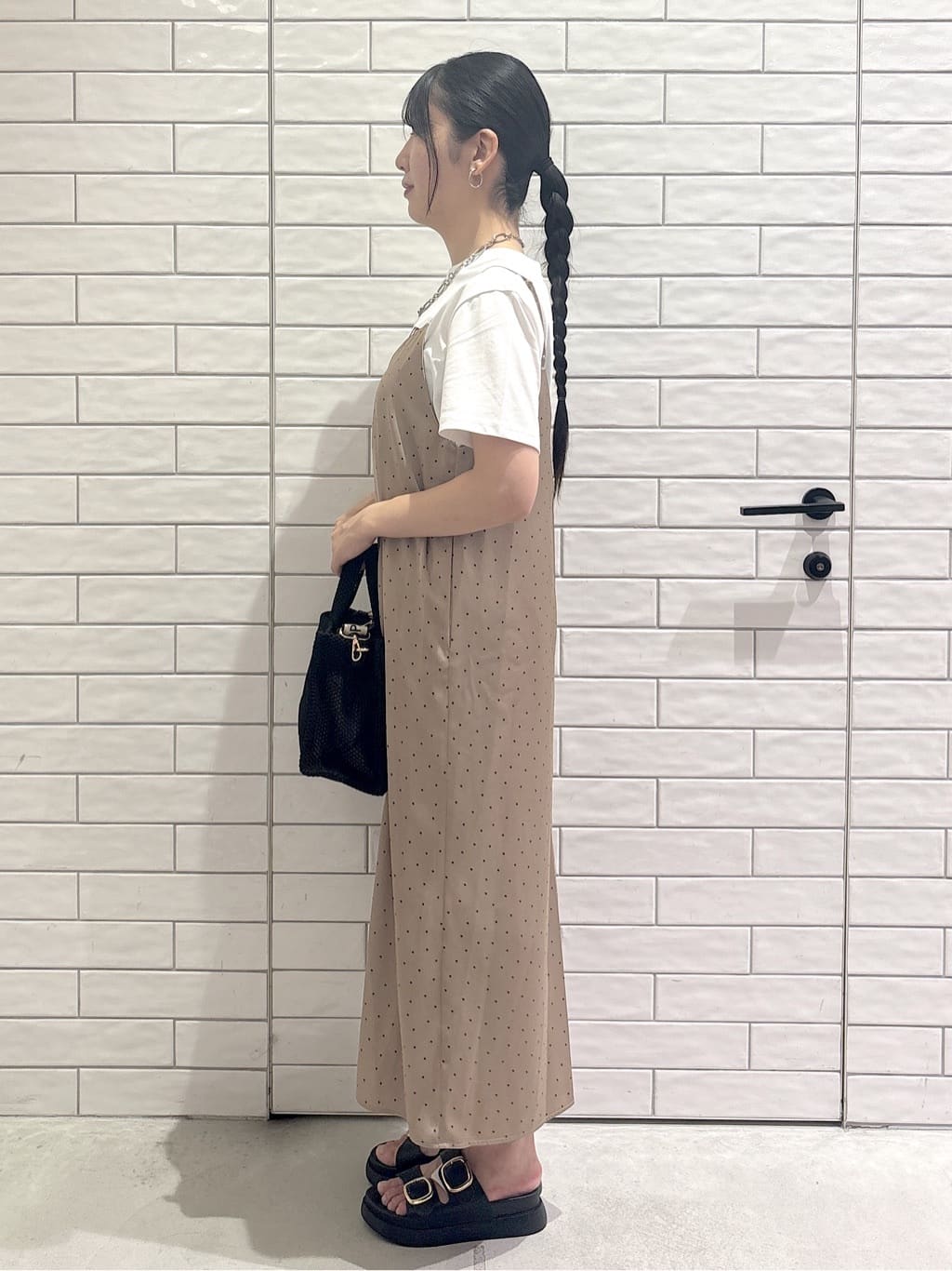 ayumiさんの「OPAQUE.CLIP｜ロゴプリントTシャツ【洗濯機洗い可】」を使ったコーディネート