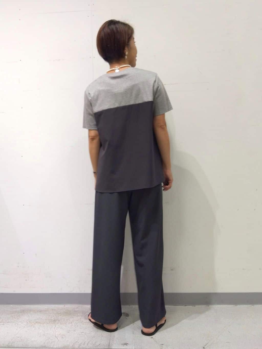 Kさんの「INDIVI｜【洗える】ビスチェレイヤード風トップス」を使ったコーディネート