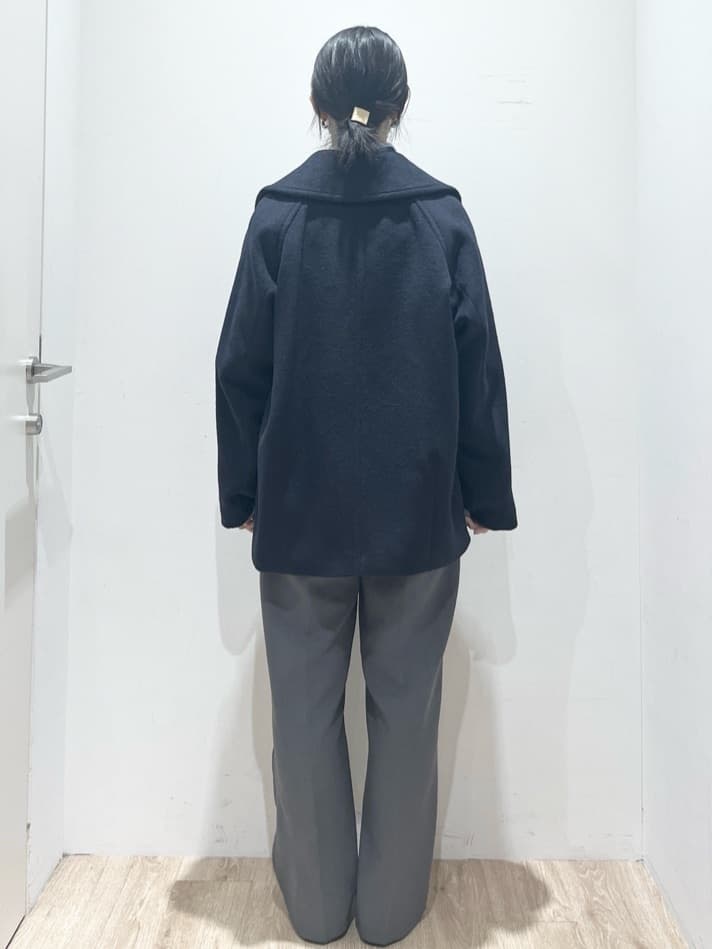 momokoさんの「OPAQUE.CLIP｜カシミヤブレンドウールミドルピーコート」を使ったコーディネート
