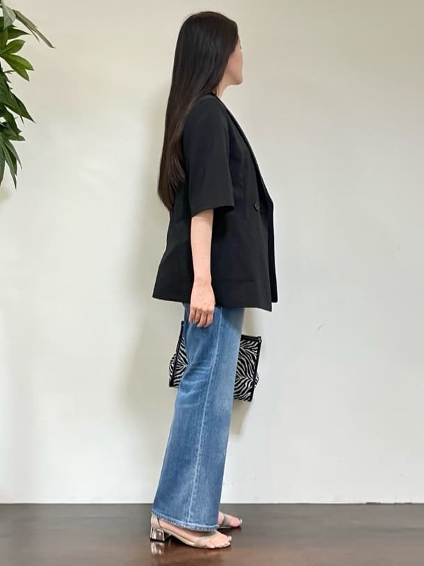 カレンさんの「UNTITLED｜【CHIGNON】別注 ミニ裏毛フレンチスリーブプルオーバー」を使ったコーディネート