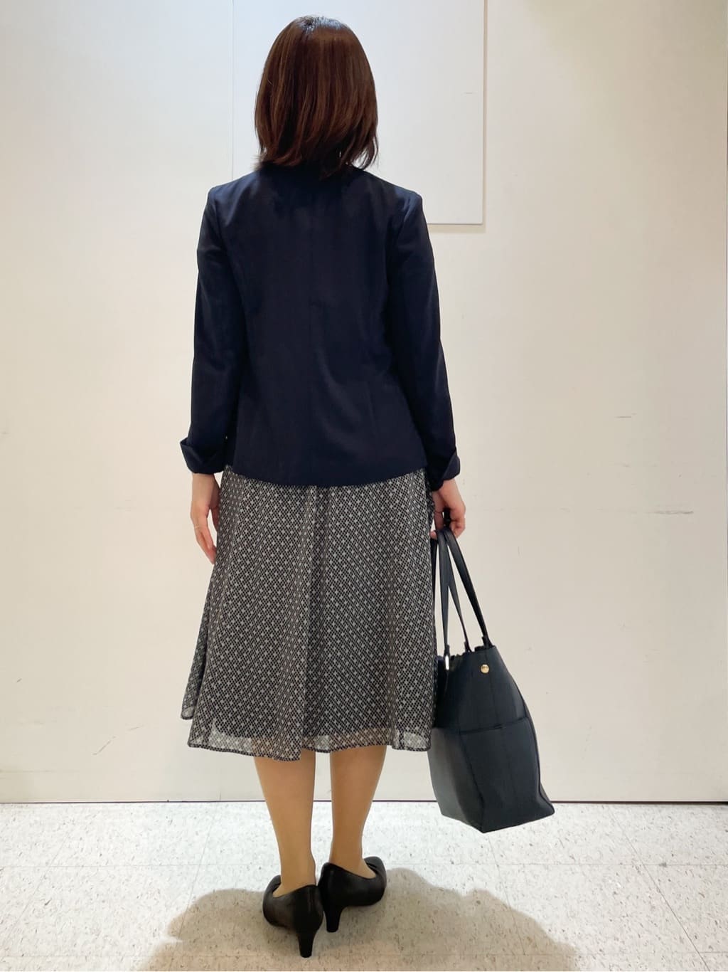 めいさんの「Reflect｜【洗える／セットアップ可】ノーカラージャケット」を使ったコーディネート