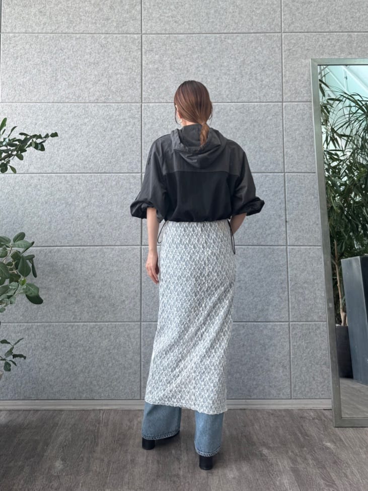 designer yukaさんの「CODE A｜urban light crop blouson」を使ったコーディネート