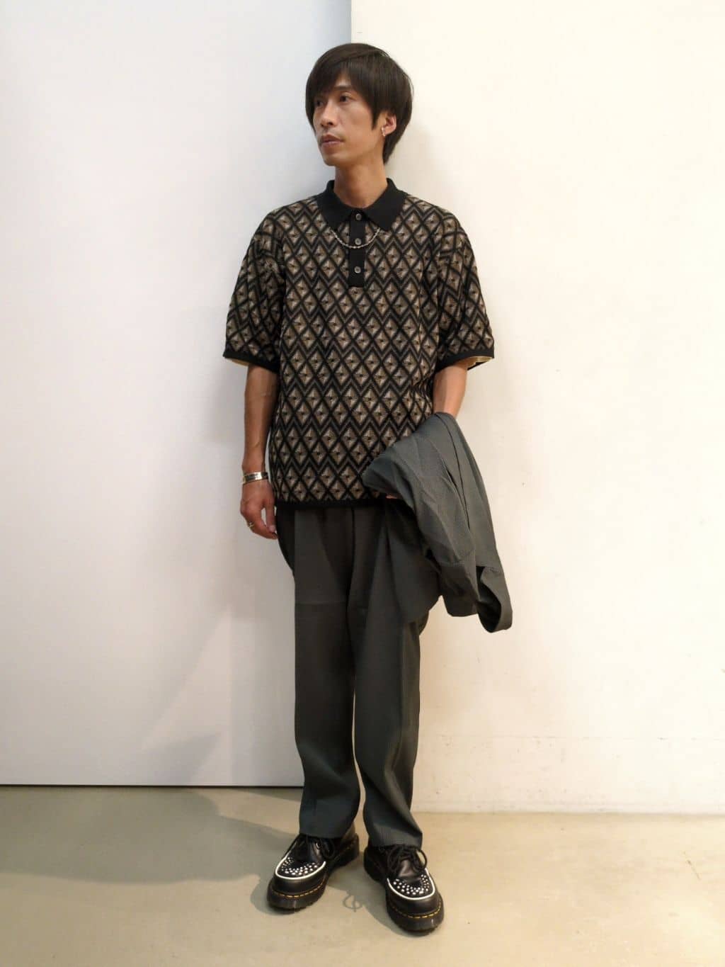 takeさんの「THE SHOP TK｜【Begin/ビギン10月号掲載】楊柳スマートジャケット　軽量/洗濯機OK/セットアップ可」を使ったコーディネート