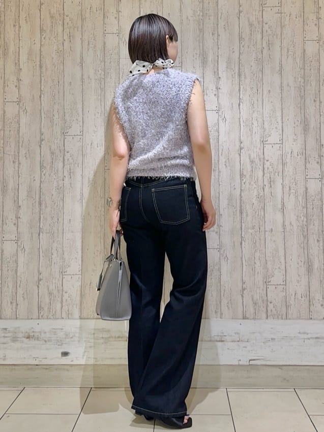 Hana...eさんの「index｜《丈が選べる》ストレートデニムパンツ【洗濯機洗い可】」を使ったコーディネート
