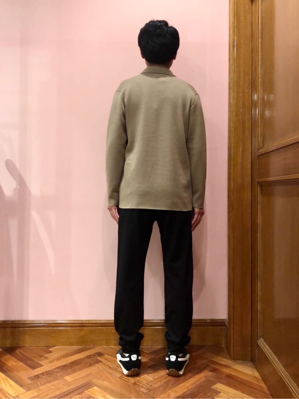 OKJさんの「DRESSTERIOR｜ダブルブレスト ニットジャケット」を使ったコーディネート