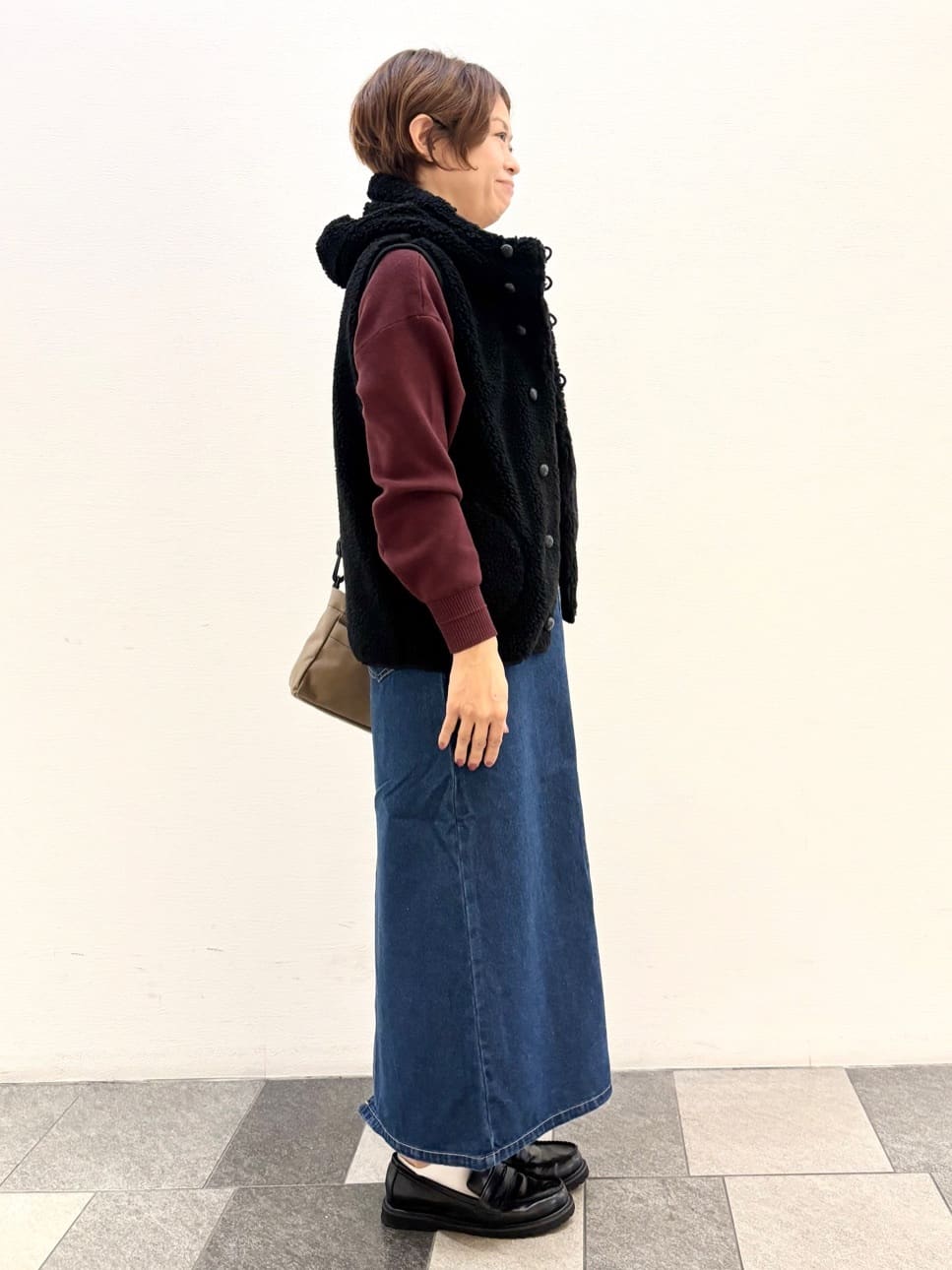 Haruさんの「Dessin｜【洗える】刺繍入りジャカードニット」を使ったコーディネート