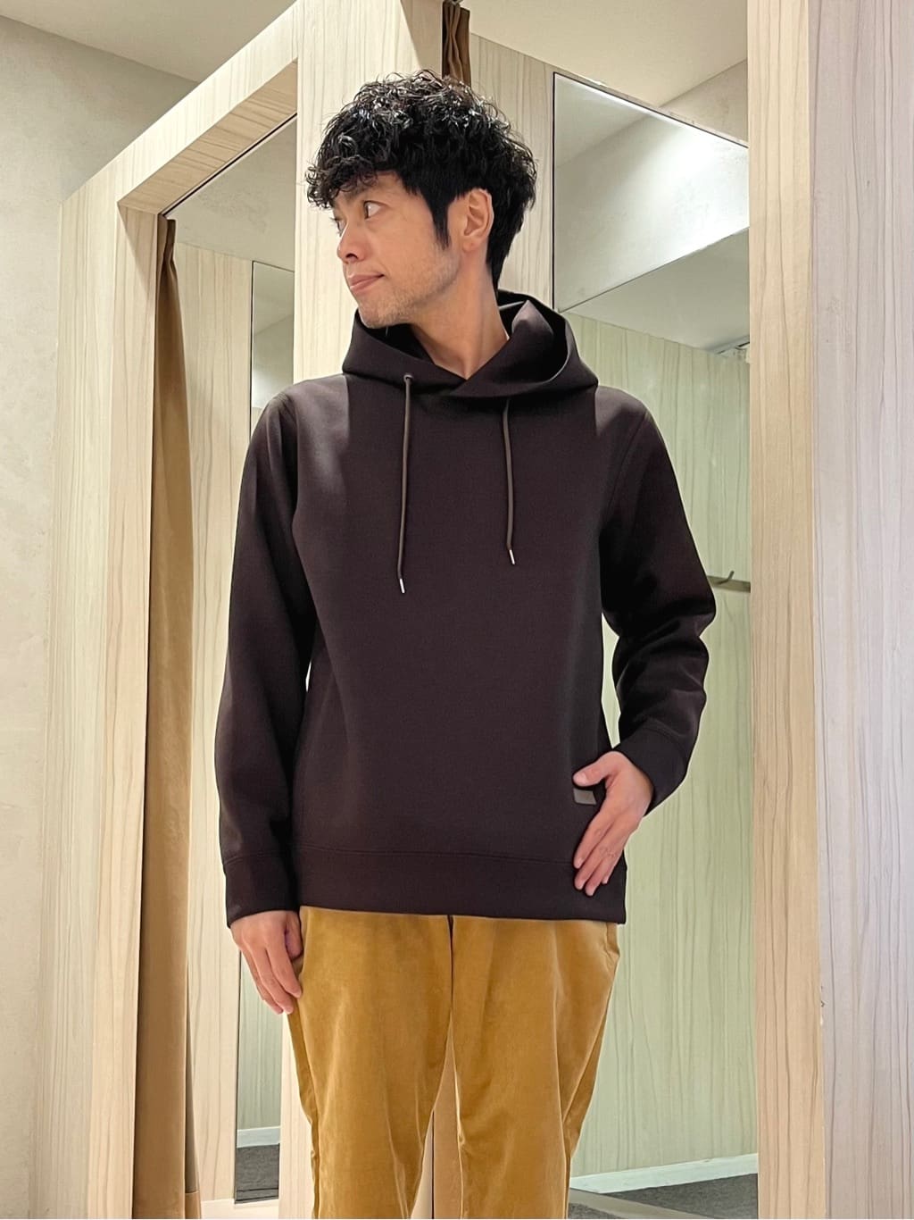 URAさんの「TAKEO KIKUCHI｜【3WAY】ドビー ダウンライナー付ブルゾン」を使ったコーディネート