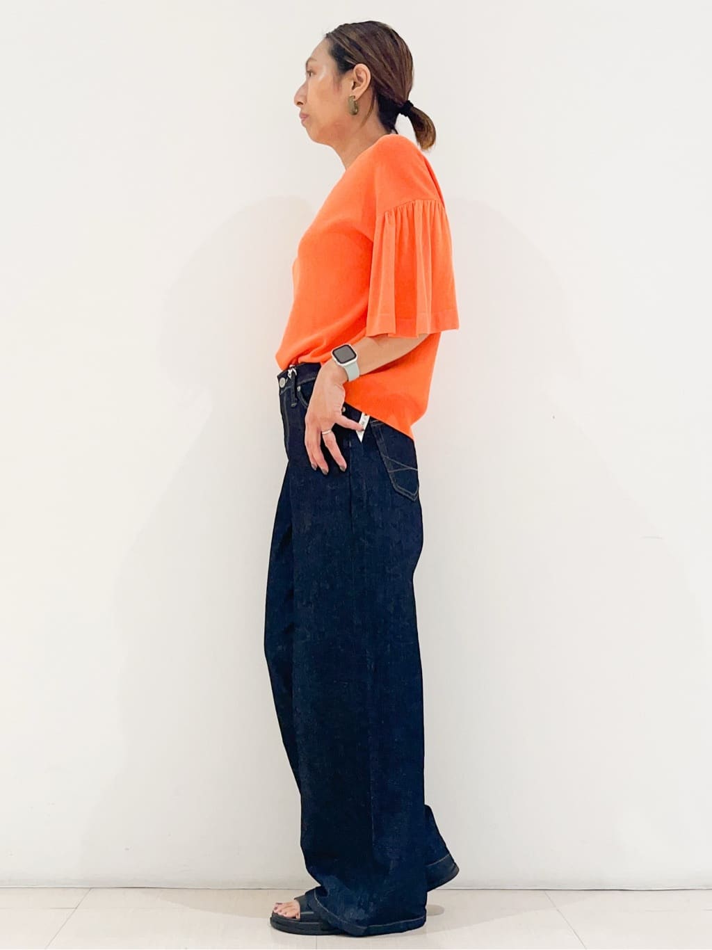 yuuco.さんの「grove｜【SOMETHING&times;grove別注】LISAWIDE DENIM PANTS」を使ったコーディネート