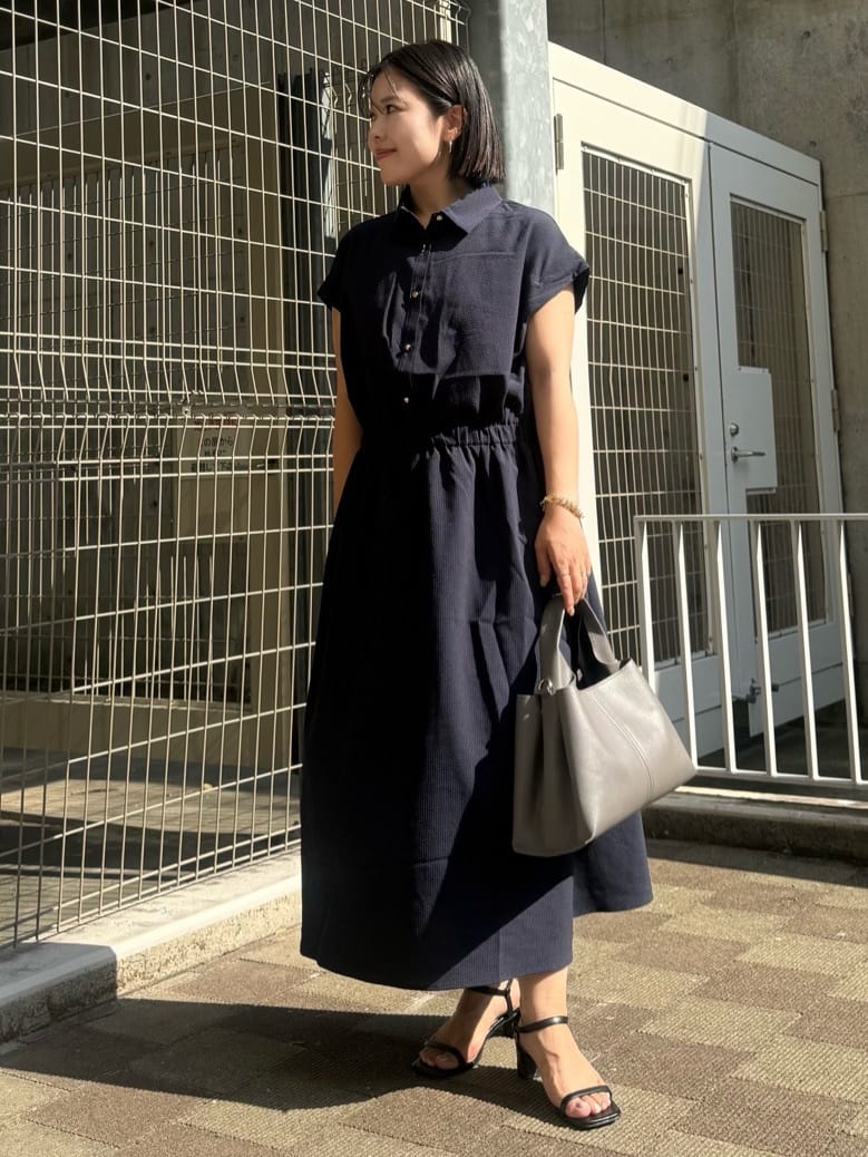 chさんの「THE SHOP TK｜サッカーワンピース【洗濯機OK/UVカット】」を使ったコーディネート