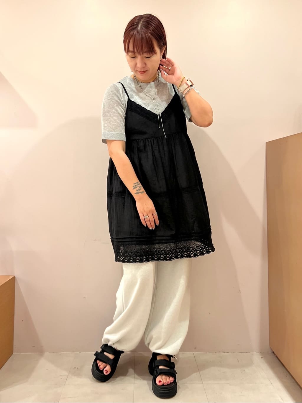 TAKAさんの「ESPERANZA｜3本ベルトスポサン」を使ったコーディネート