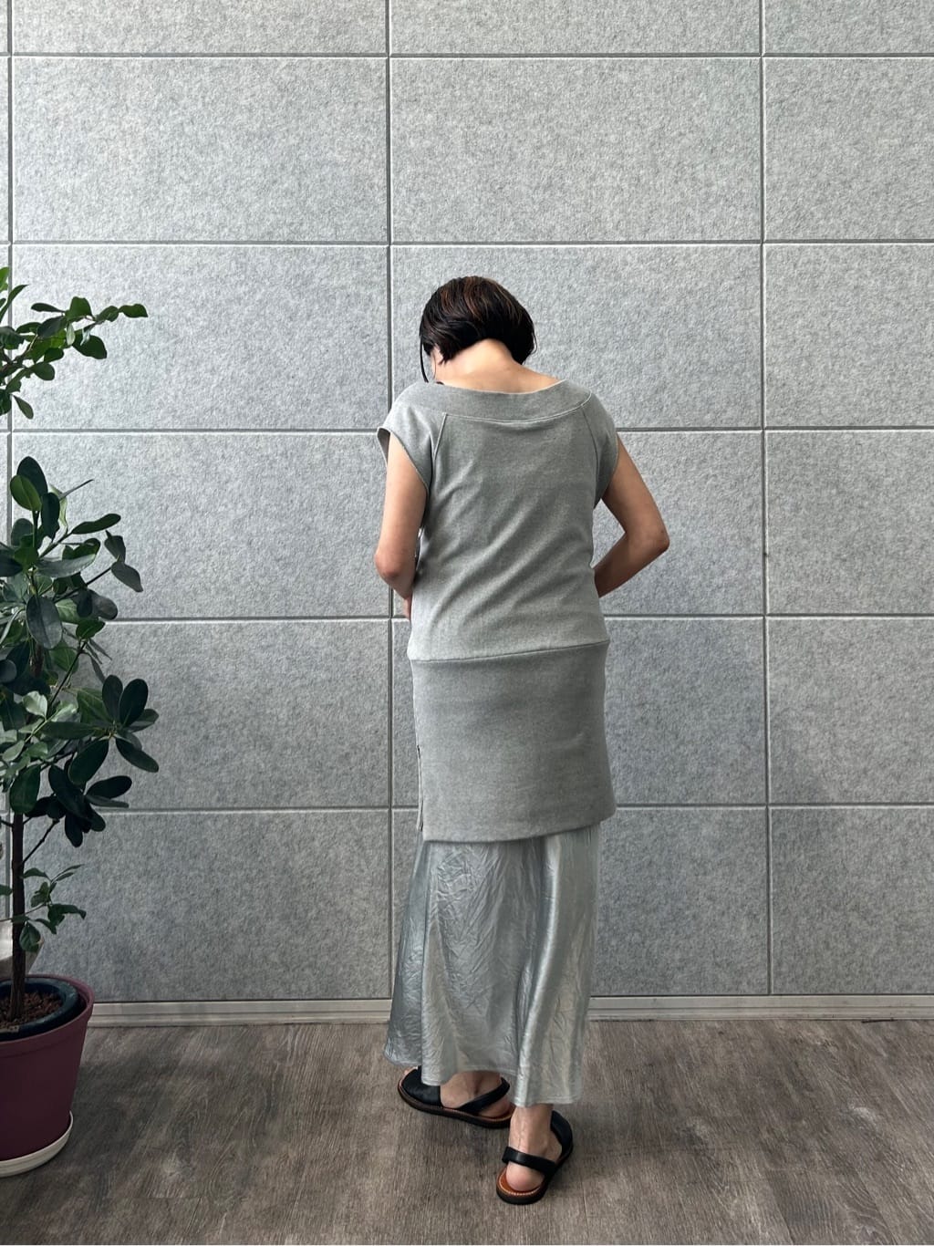 yukoさんの「CODE A｜ribbon cami dress」を使ったコーディネート