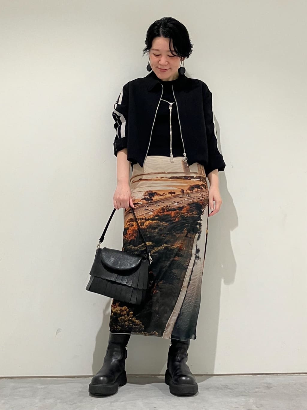 Cさんの「HIROKO HAYASHI｜FRANGIA（フランジャ）ショルダーバッグ」を使ったコーディネート