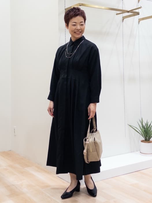 シュウコさんの「grove｜品よくまとう、大人のシャツワンピース」を使ったコーディネート