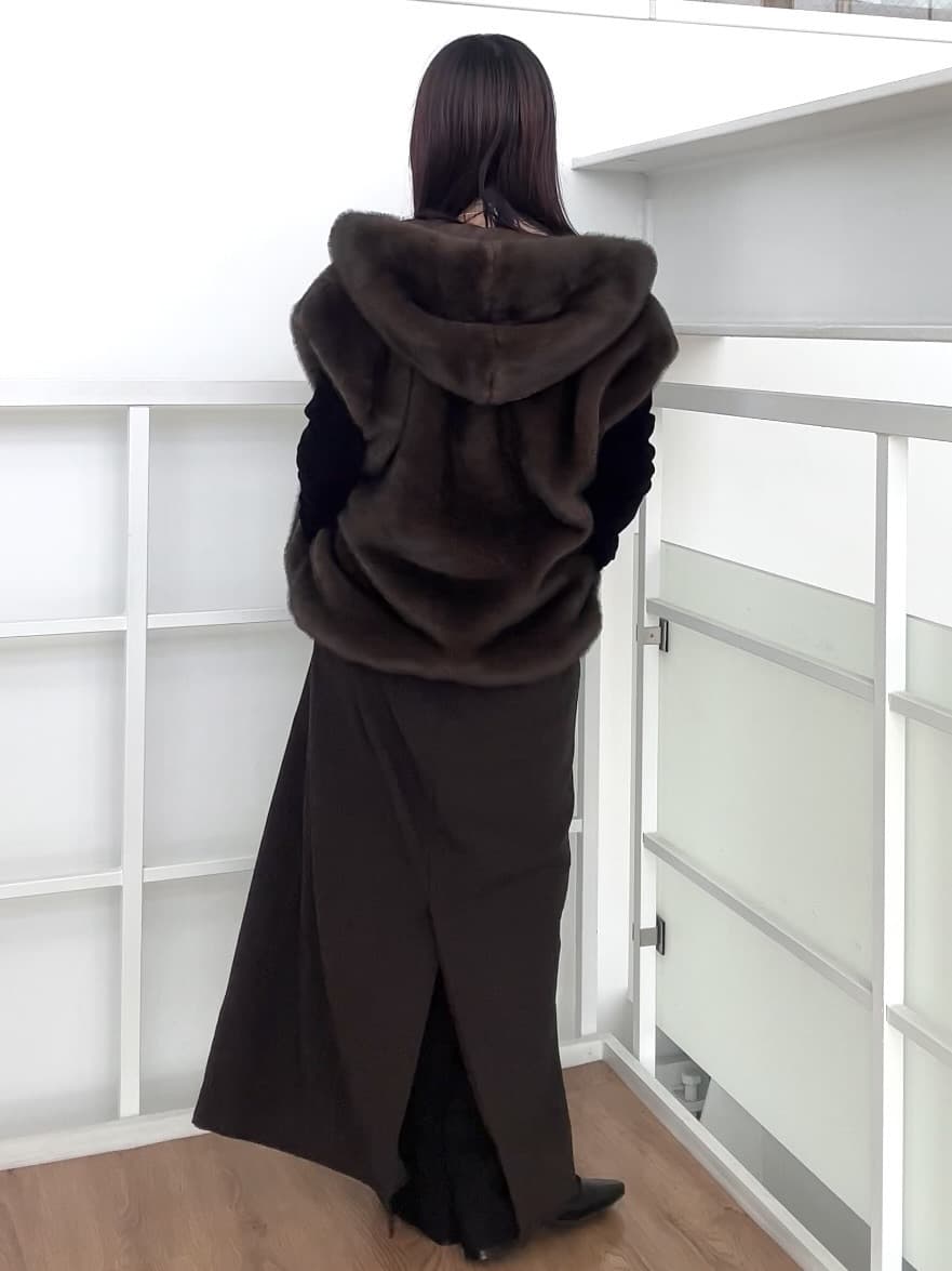 RINAさんの「OPAQUE.CLIP｜【es】ダブルポケットロングシャツワンピース【洗濯機OK】」を使ったコーディネート
