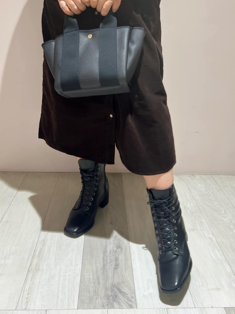 yumiさんの「ESPERANZA｜ショルダー付き2WAYテープトートバッグ」を使ったコーディネート