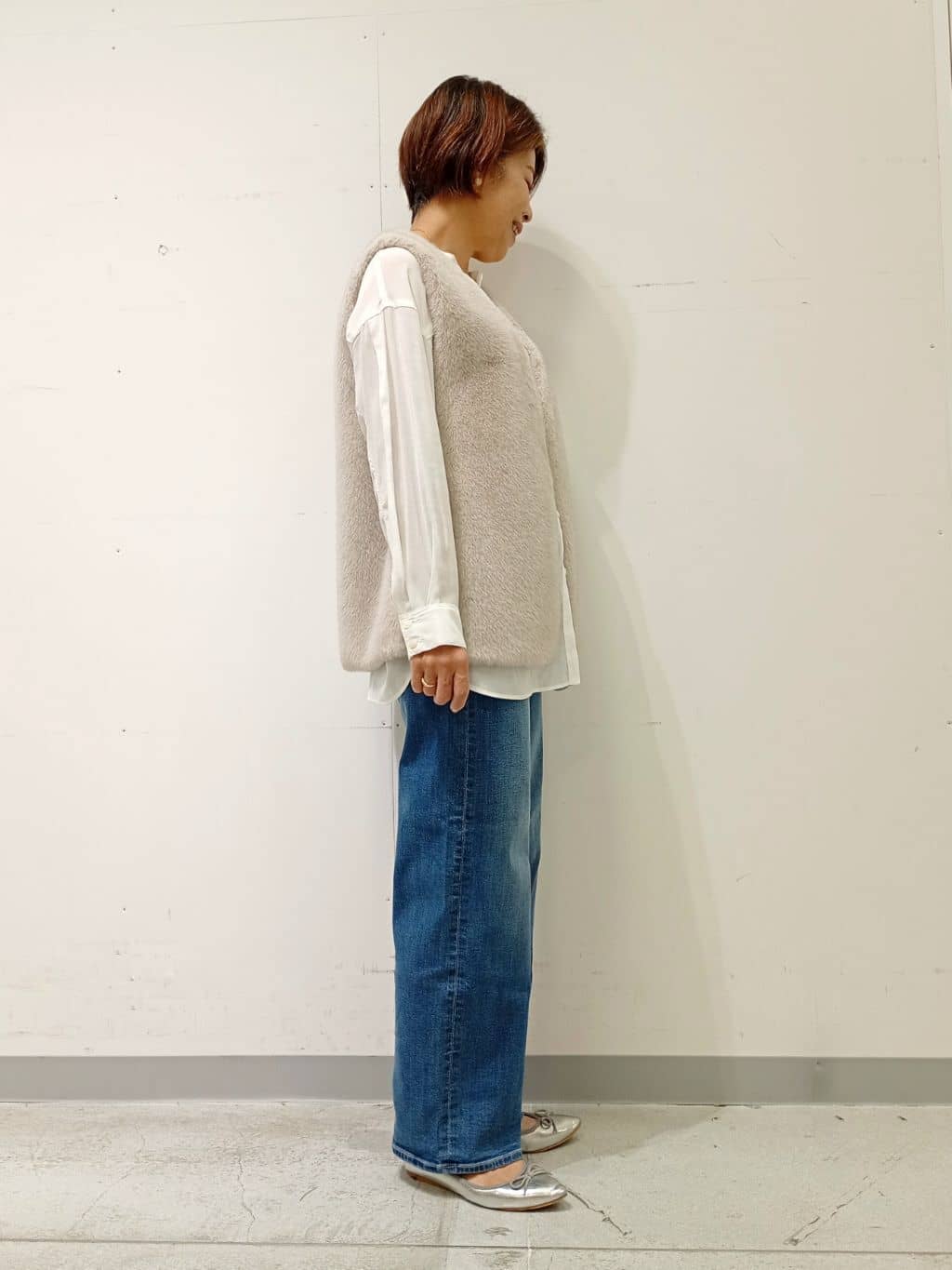 Kさんの「INDIVI｜ミンク調フェイクファージレ」を使ったコーディネート
