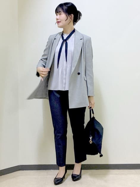 beni_gingerさんの「Reflect｜【高身長さんに嬉しい長め丈追加！／私のパンツ／すっきり見え◎】テーパードパンツ」を使ったコーディネート