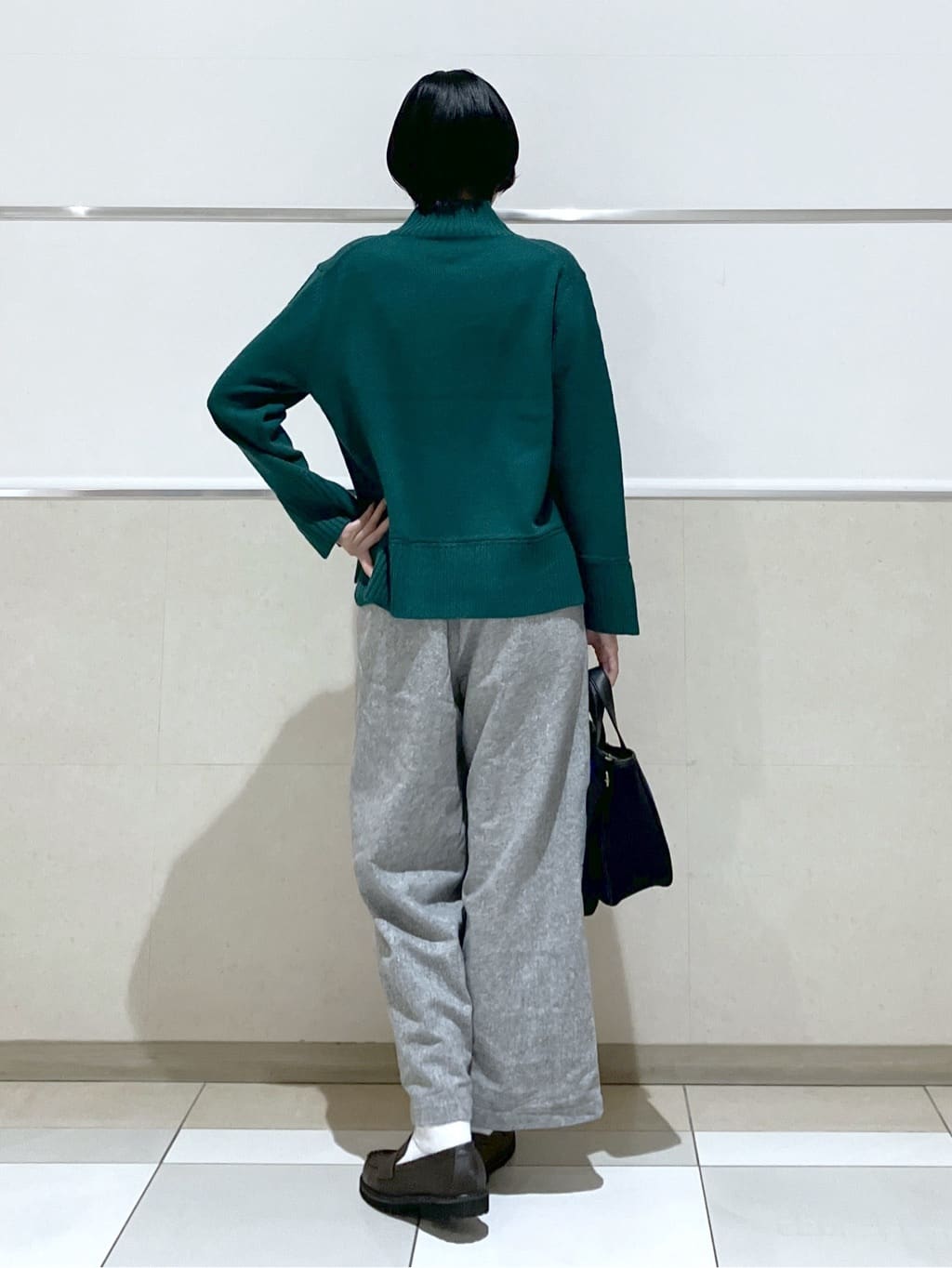 eriko さんの「Dessin｜【撥水・2WAY】ミュラーダウンコートミドル丈」を使ったコーディネート