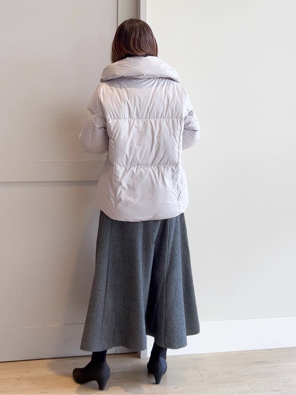 yamakoさんの「grove｜【名品アウター／800FP・多機能】つつまれダウンショート」を使ったコーディネート