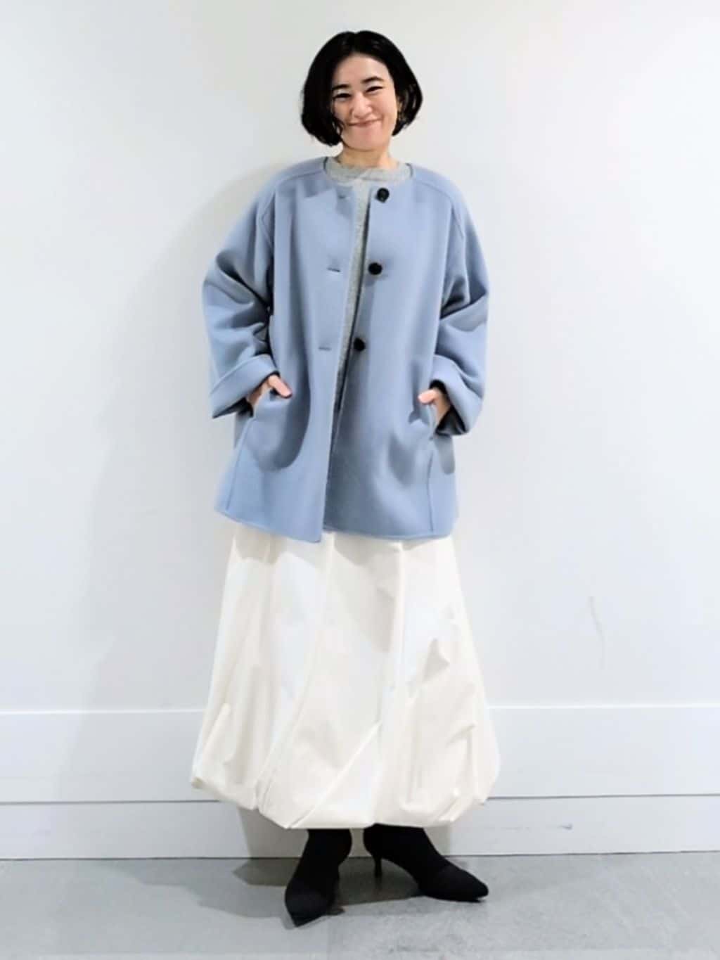 ミズタさんの「UNTITLED｜【ミディ丈/軽やか】セミラグランリバー コート」を使ったコーディネート