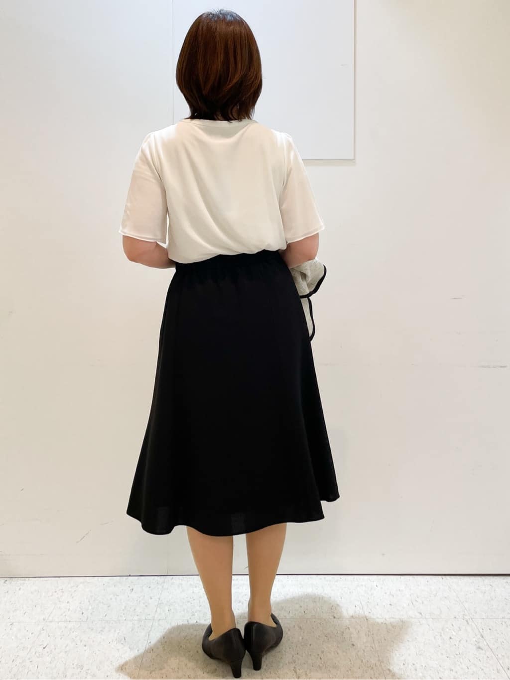めいさんの「Reflect｜【一枚着で着映え◎／ジャケットのインナーにも】フロント開きブラウス」を使ったコーディネート