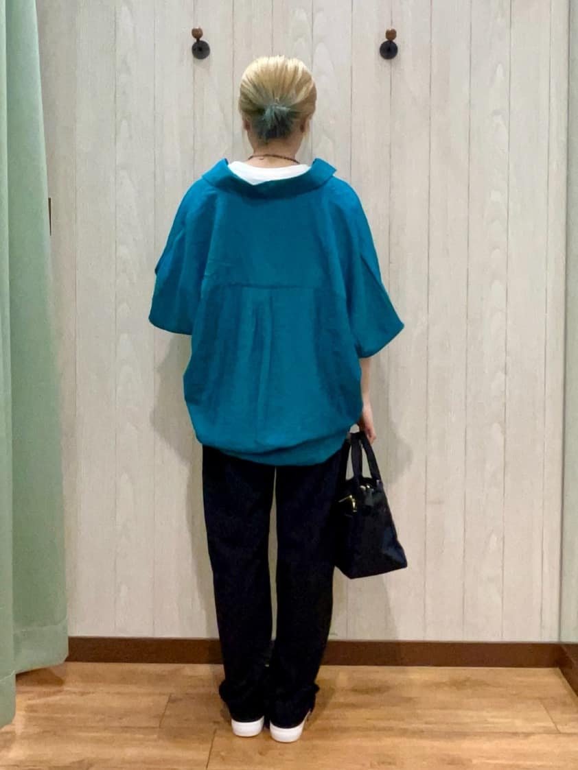 すずさんの「SHOO･LA･RUE｜【S-LL/ひんやり/UV】選べる6柄でそれぞれ欲しくなる プリントTシャツ」を使ったコーディネート