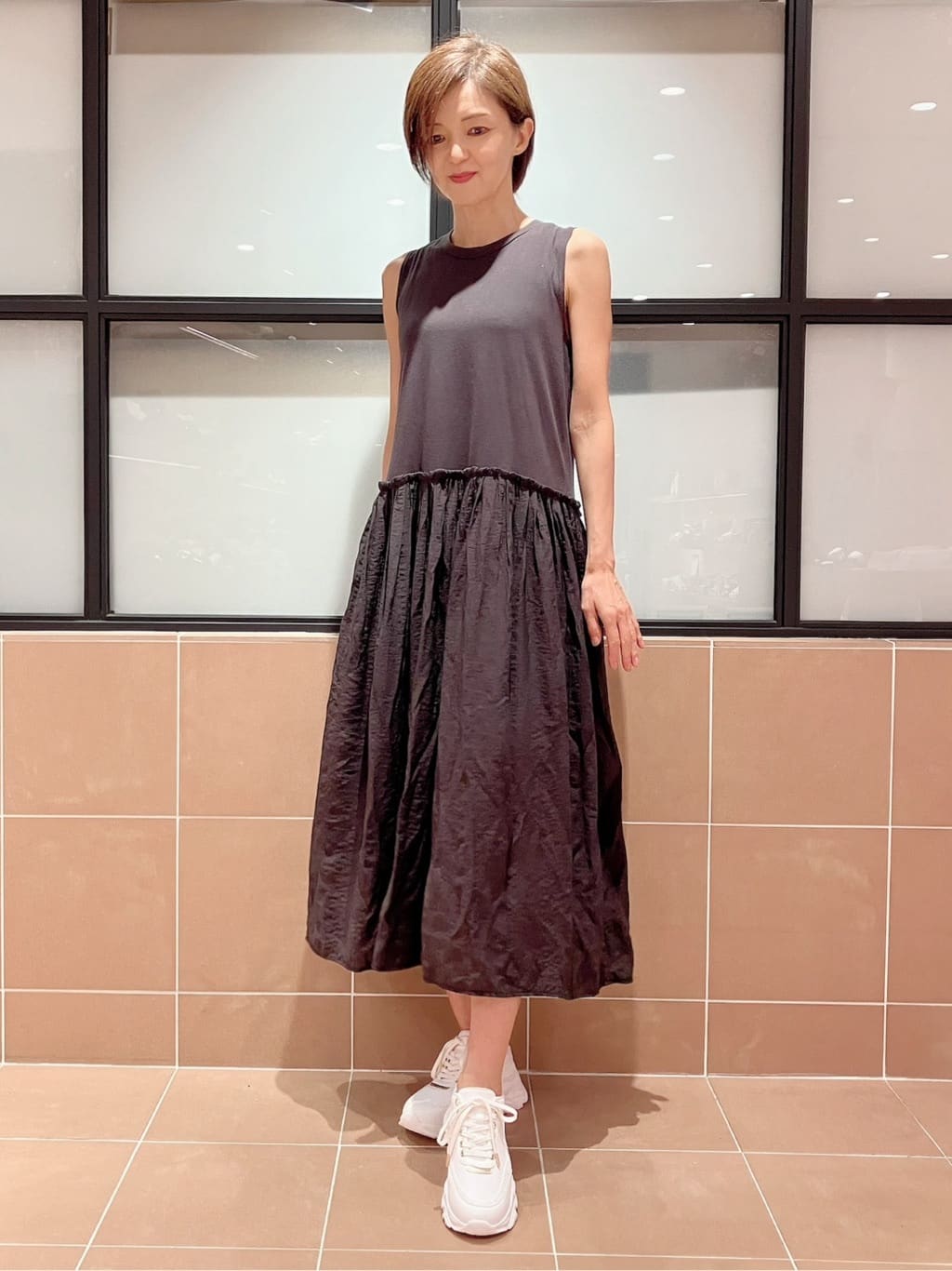 Ｋさんの「ESPERANZA｜グリッターラインスニーカー」を使ったコーディネート