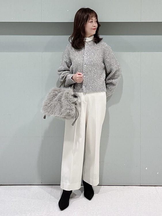 makiさんの「UNTITLED｜【着回しが効く／オンオフアウター】ウールショートコート」を使ったコーディネート