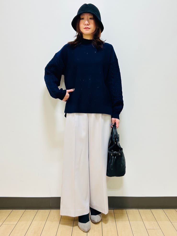 miiiさんの「Reflect｜【ショルダー付き／コーディネートのアクセントに◎】キルティングバッグ」を使ったコーディネート