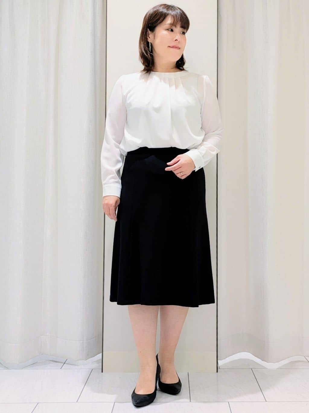 Onumaさんの「UNTITLED｜【洗えるスーツ／ストレッチ】ウール混ジャージ テーラードジャケット」を使ったコーディネート