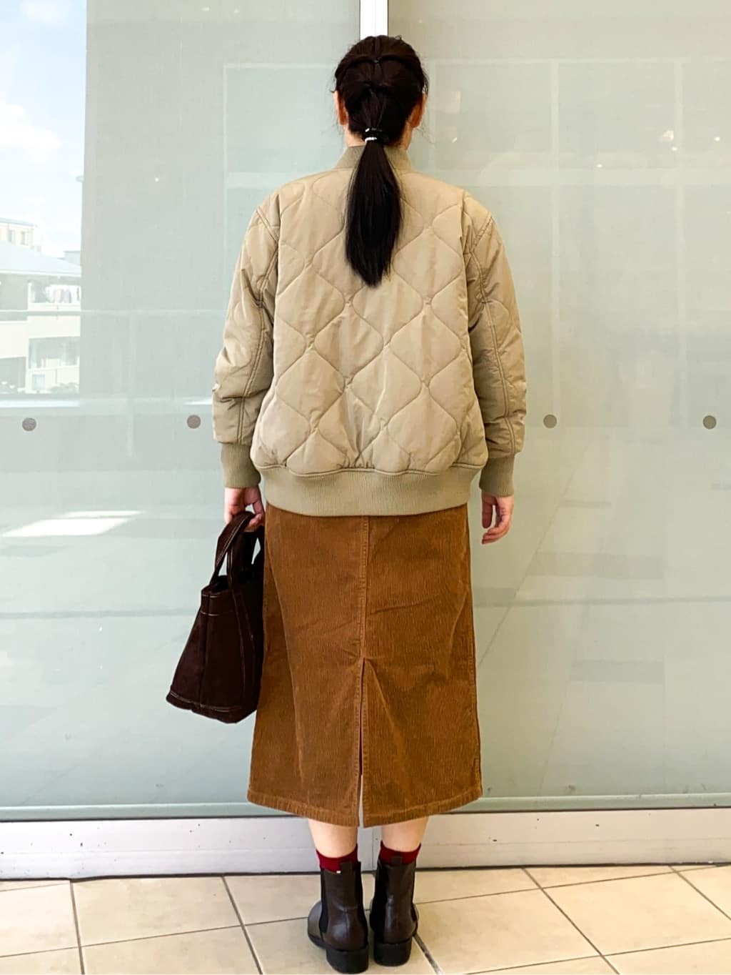 Jeanさんの「OPAQUE.CLIP｜《リバーシブル》キルティングブルゾン」を使ったコーディネート
