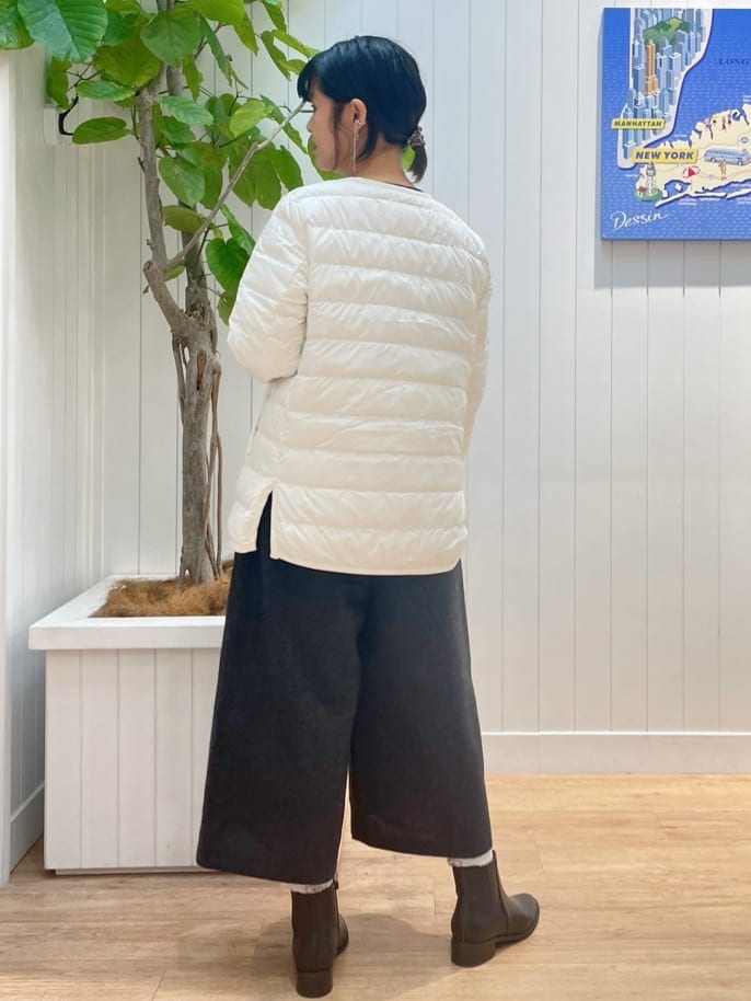 mikaさんの「Dessin｜【撥水・2WAY】ミュラーダウンコートミドル丈」を使ったコーディネート