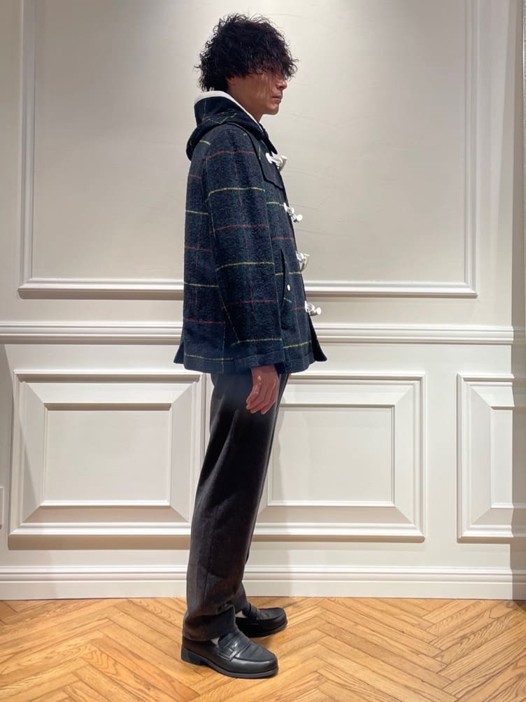 橋本さんの「DRESSTERIOR｜◆サスティナブル タートルニット」を使ったコーディネート